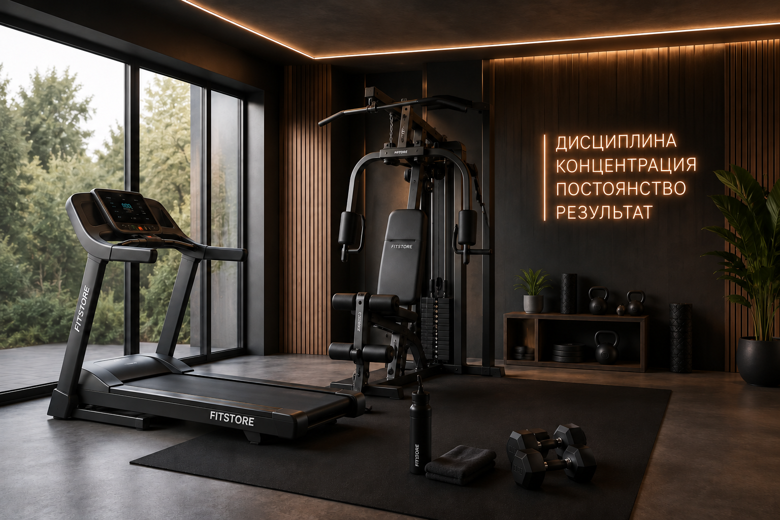 Современный домашний спортзал — Fitstore